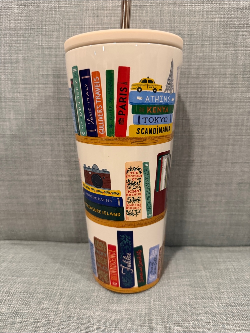 24 oz. Corkcicle x Rifle Paper Co. cold cup - Book Club - Picture 2 of 7